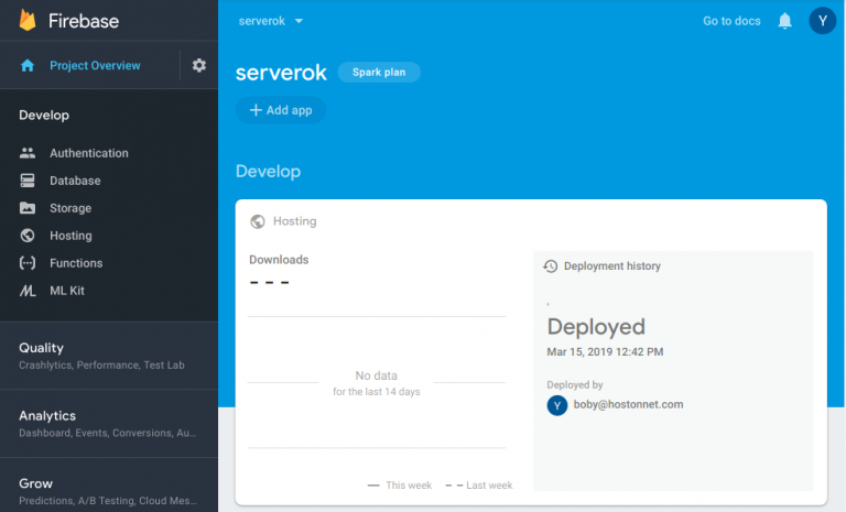 Google Firebase Free Static Hosting ServerOK Google Firebase Free Static Hosting ServerOK
