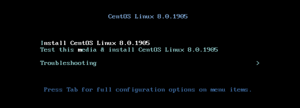 centos usb install