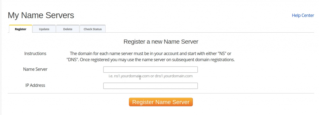 enom whitelabel name server