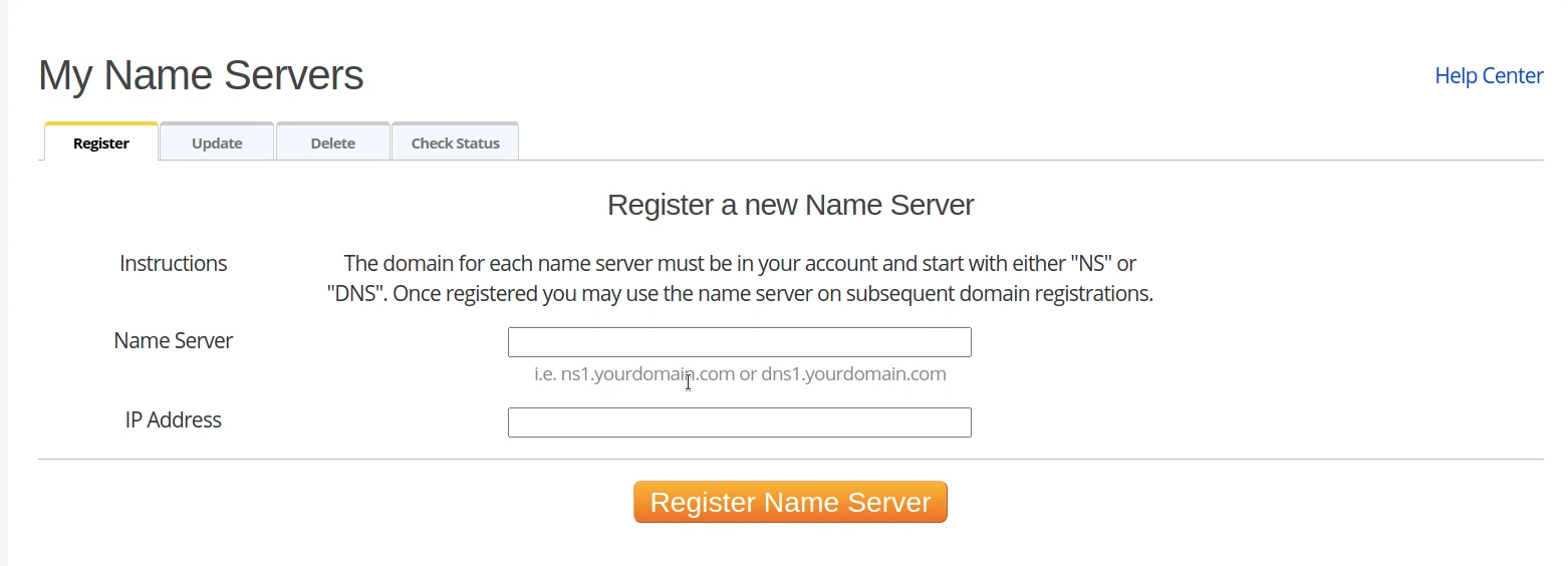 enom whitelabel name server