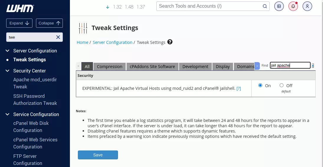 Jail Apache Virtual Hosts using mod_ruid2