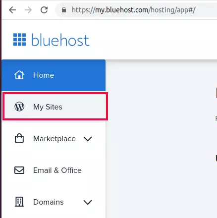 Bluehost sites